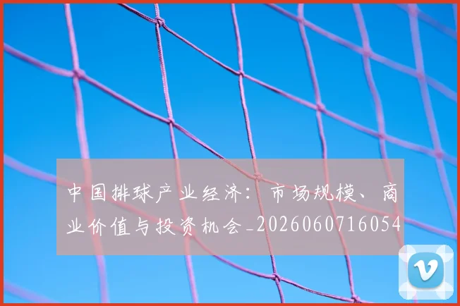 中国排球产业经济：市场规模、商业价值与投资机会_20260607160543